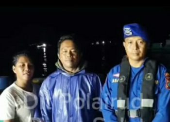 Sempat Hilang Akibat Mesin Rusak, Nelayan Asal Bitung Berhasil Ditemukan Selamat oleh Ditpolairud Polda Sulut