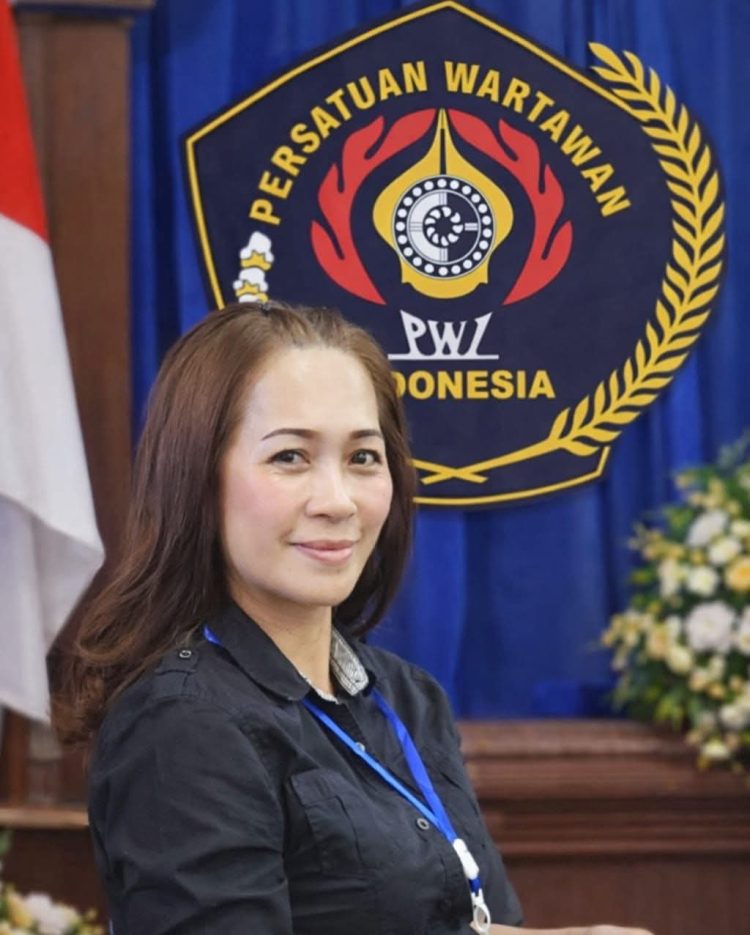 Perempuan Pertama Pimpin PWI Sulawesi Utara, Sintya Bojoh